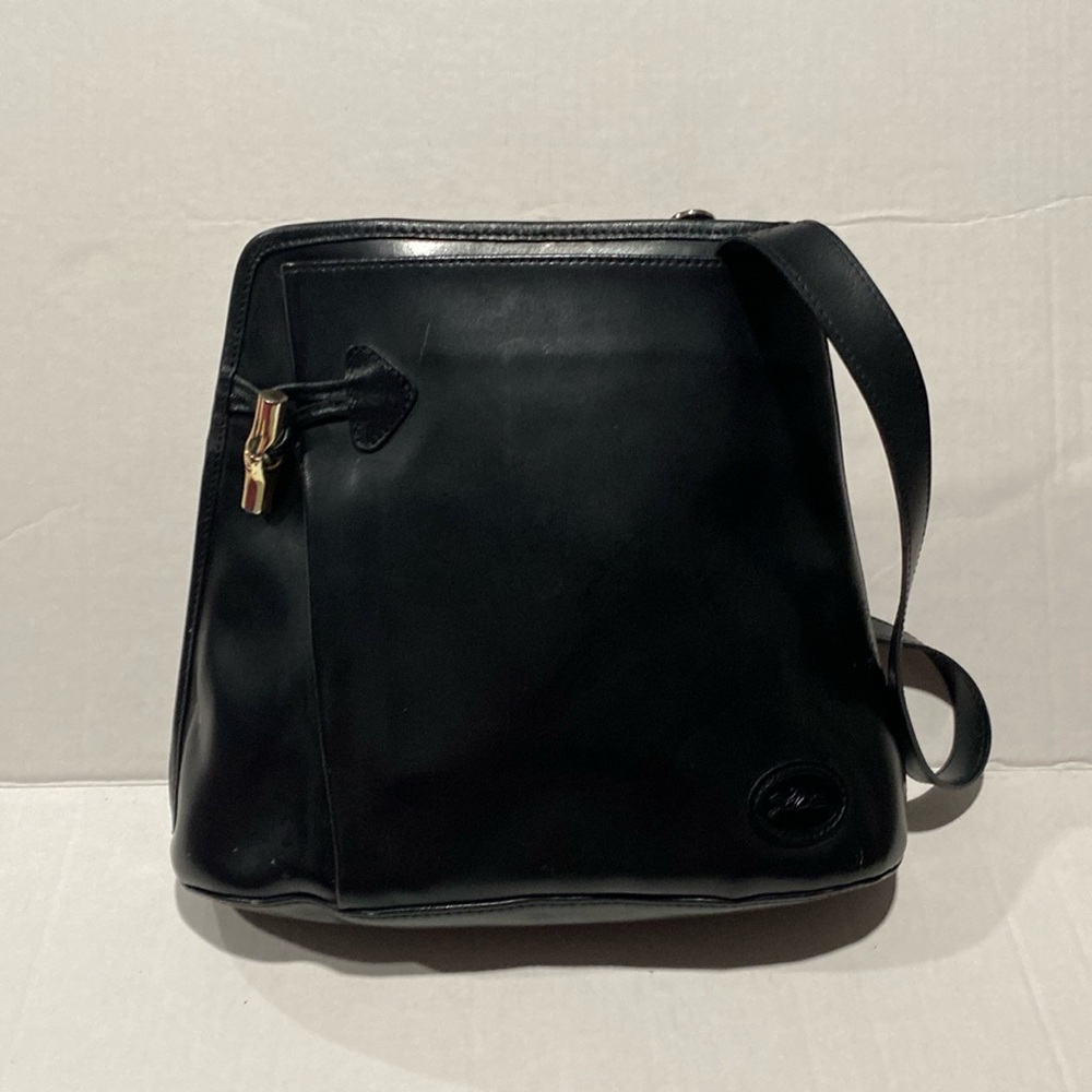 Longchamp Leather Bag Black